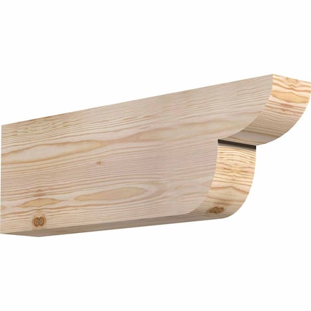 Ekena Millwork Crestline Smooth Rafter Tail, Douglas Fir, 3 1/2"W x 8"H x 24"L RFT04X08X24CRE00SDF